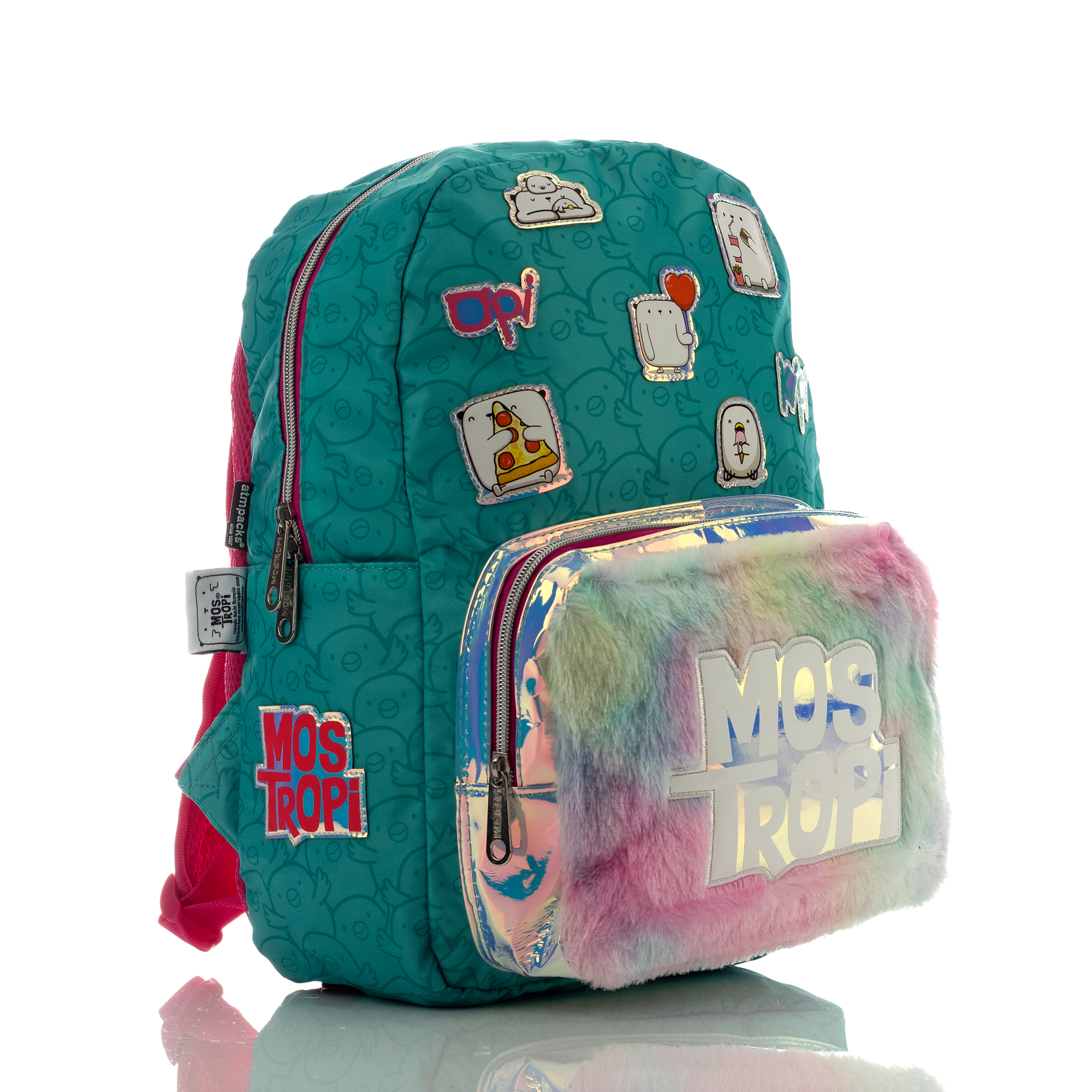 Foto 3 pulgar | Mochila Atmpacks Mostropi Opi Kipi Blue
