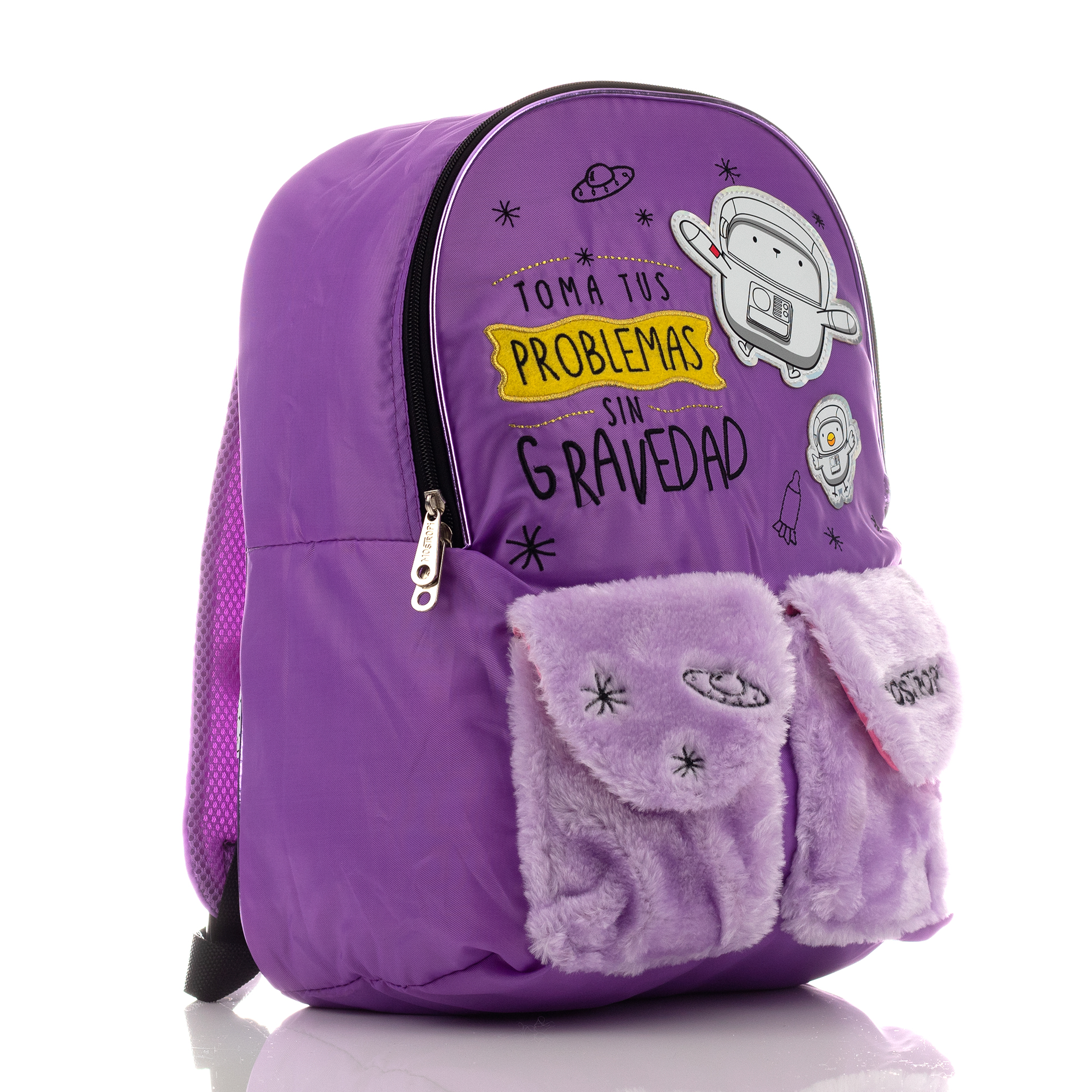 Foto 3 pulgar | Mochila Escolar Atm Violeta