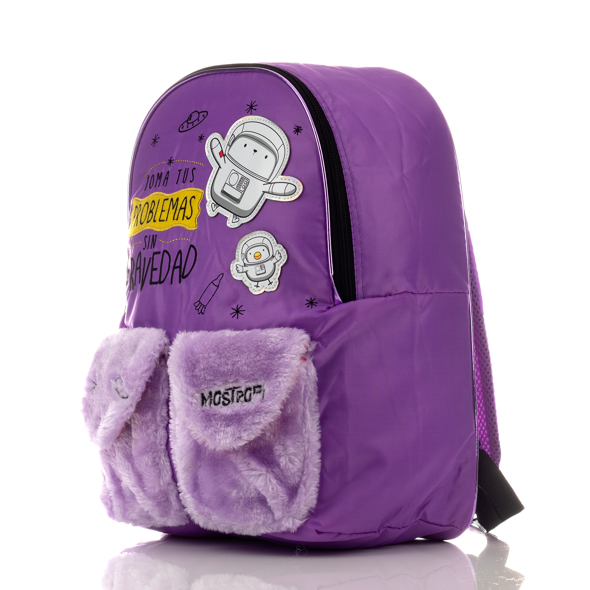 Foto 3 | Mochila Escolar Atm Violeta