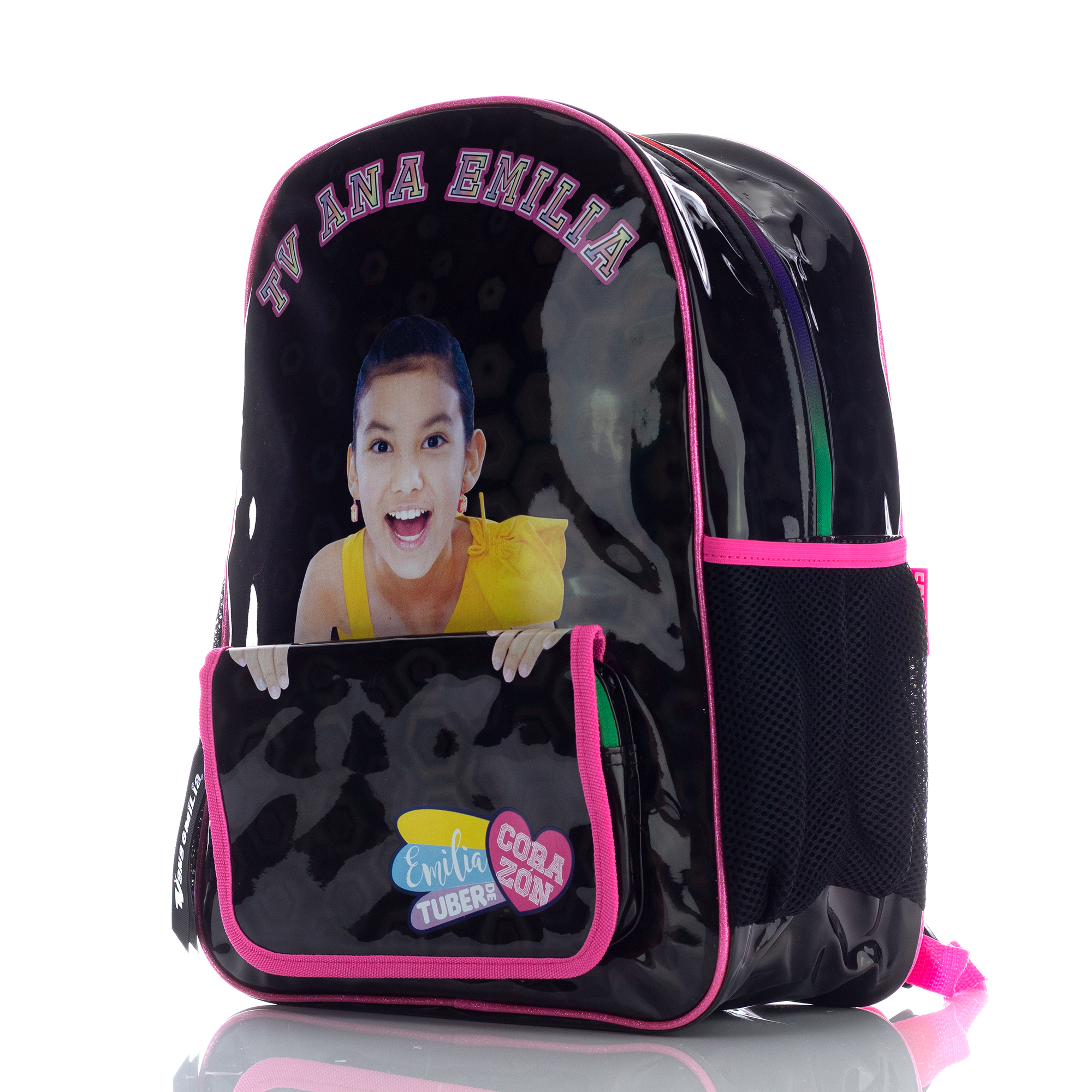 Foto 4 pulgar | Mochila Escolar Atmpacks Ana Emilia Negro