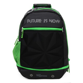 Foto 1 | Mochila Rafa Polinesio Future Is Now Verde C/ Negro Primaria Escolar