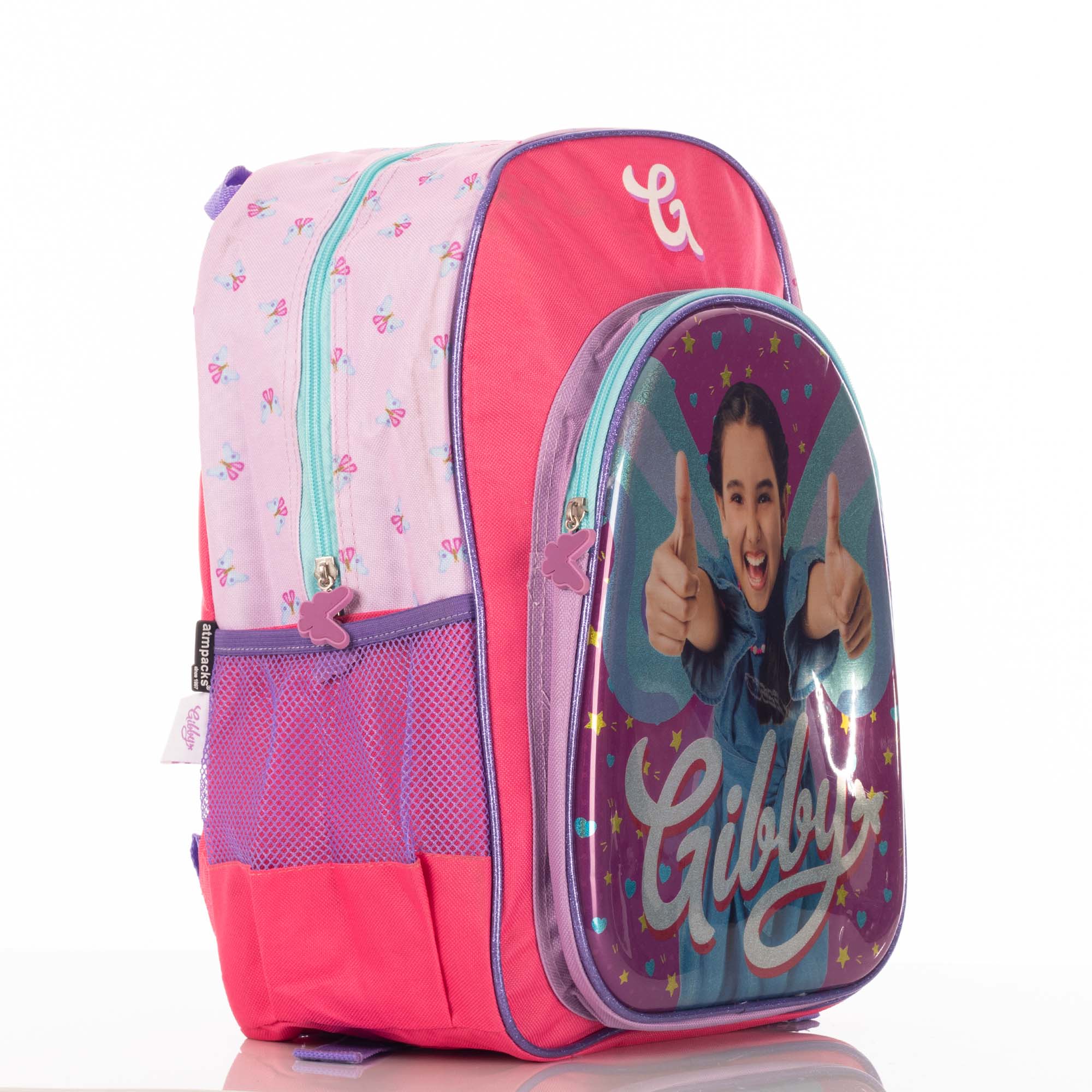 Foto 3 pulgar | Mochila Escolar Gibby Rosa