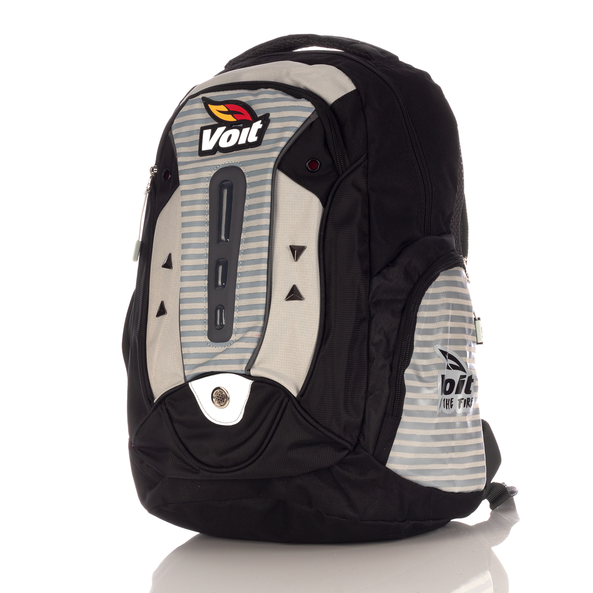 Foto 4 pulgar | Mochila Deportiva Voit 9232 Color Gris Diseño Alta Calidad