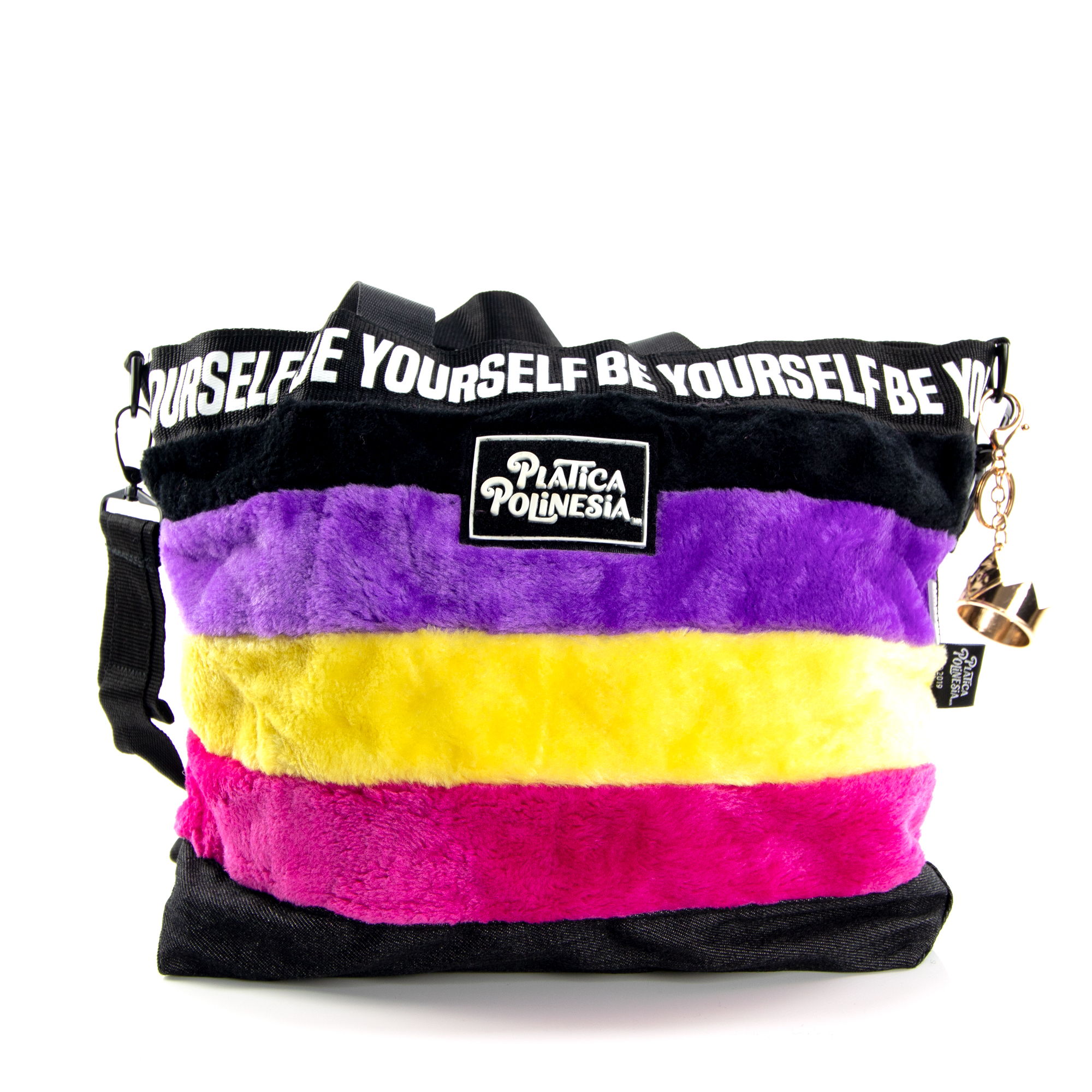 Foto 5 pulgar | Tote Bag Polinesios Karen Be Yourself Original Nuevo
