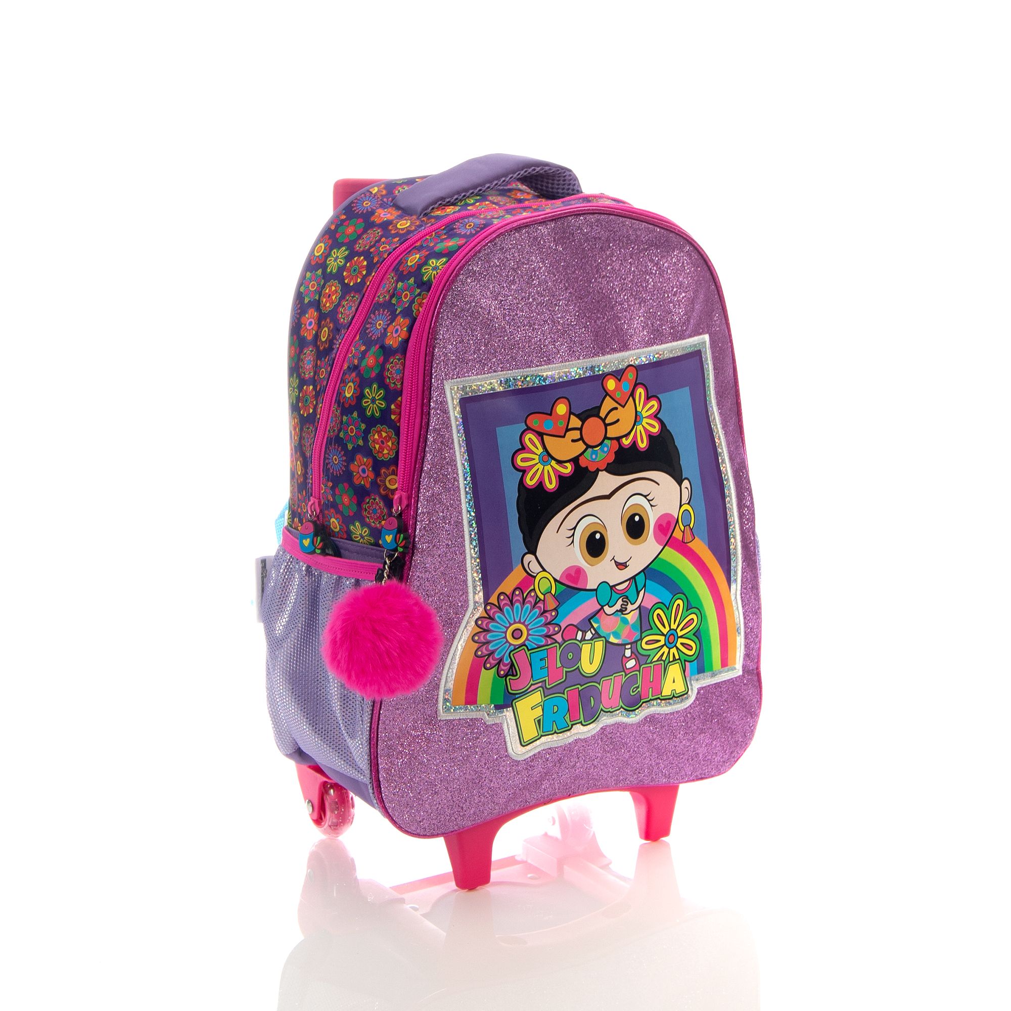 Foto 2 | Mochila Atmpacks 5035 Rosa Diseño Pu Iridiscente Transparente