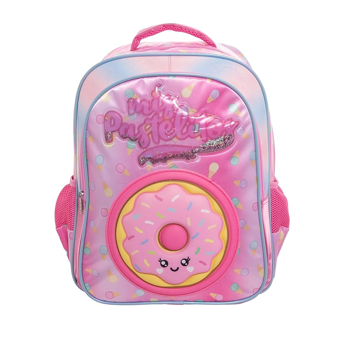 Mochila Escolar Gazer 3d Mis Pastelitos Rosa