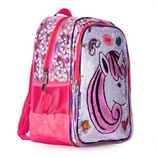 Foto 2 | Mochila ATM Unicornio Arcoiris Lentejuela Wily 0396