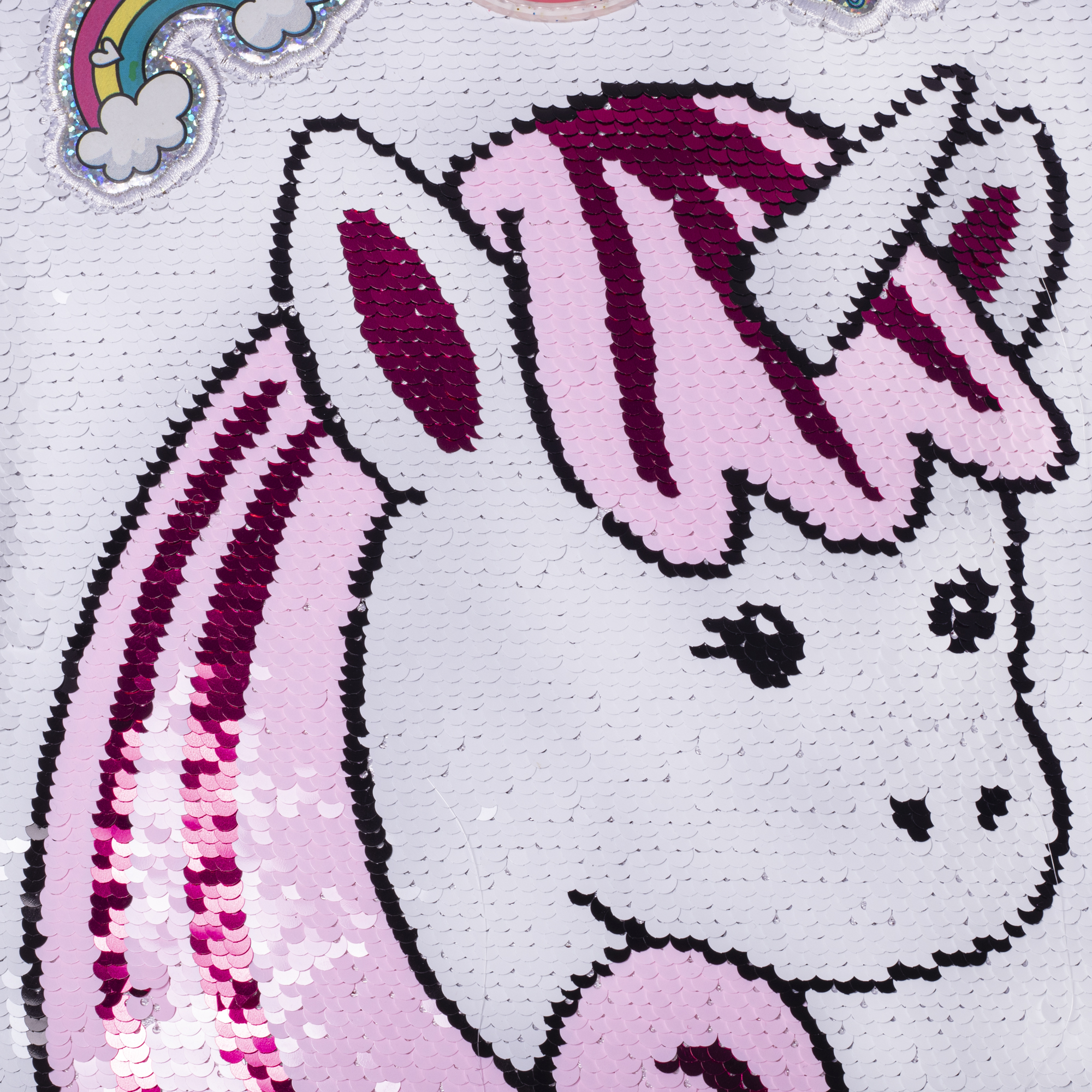 Foto 6 pulgar | Mochila ATM Unicornio Arcoiris Lentejuela Wily 0396
