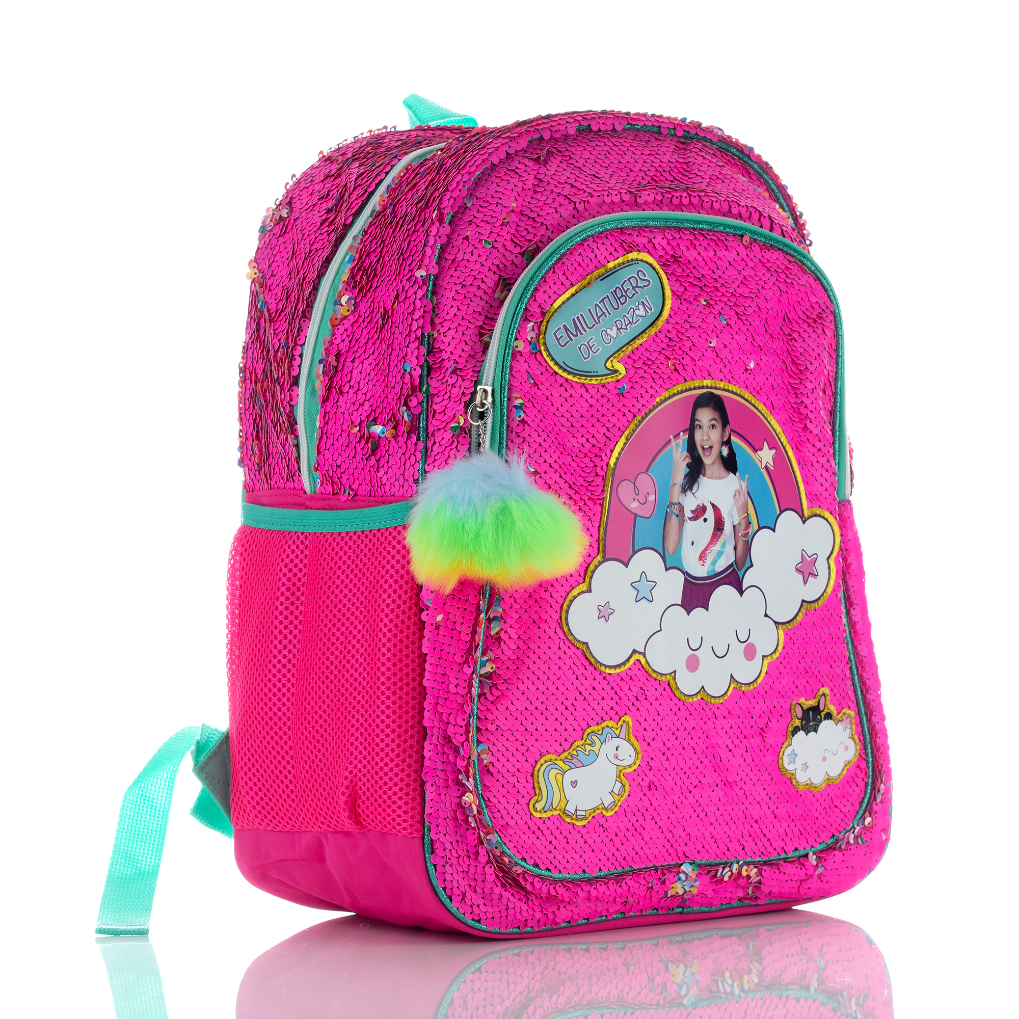 Foto 3 pulgar | Mochila ATM Tv Ana Emilia con Lentejuelas