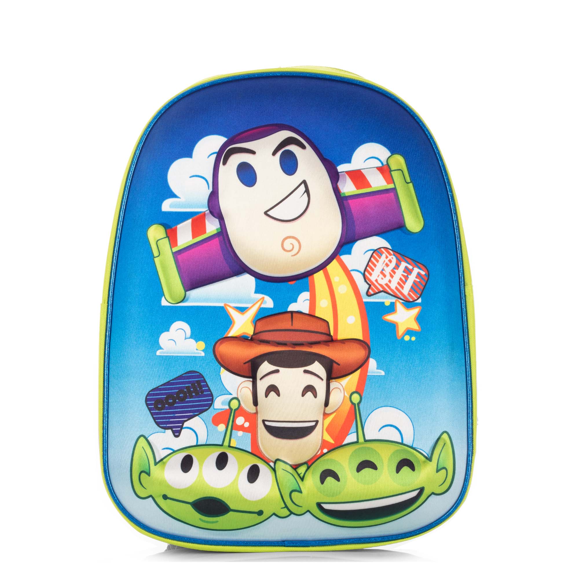 Mochila Escolar ATM Toy Story Verde Original 0362