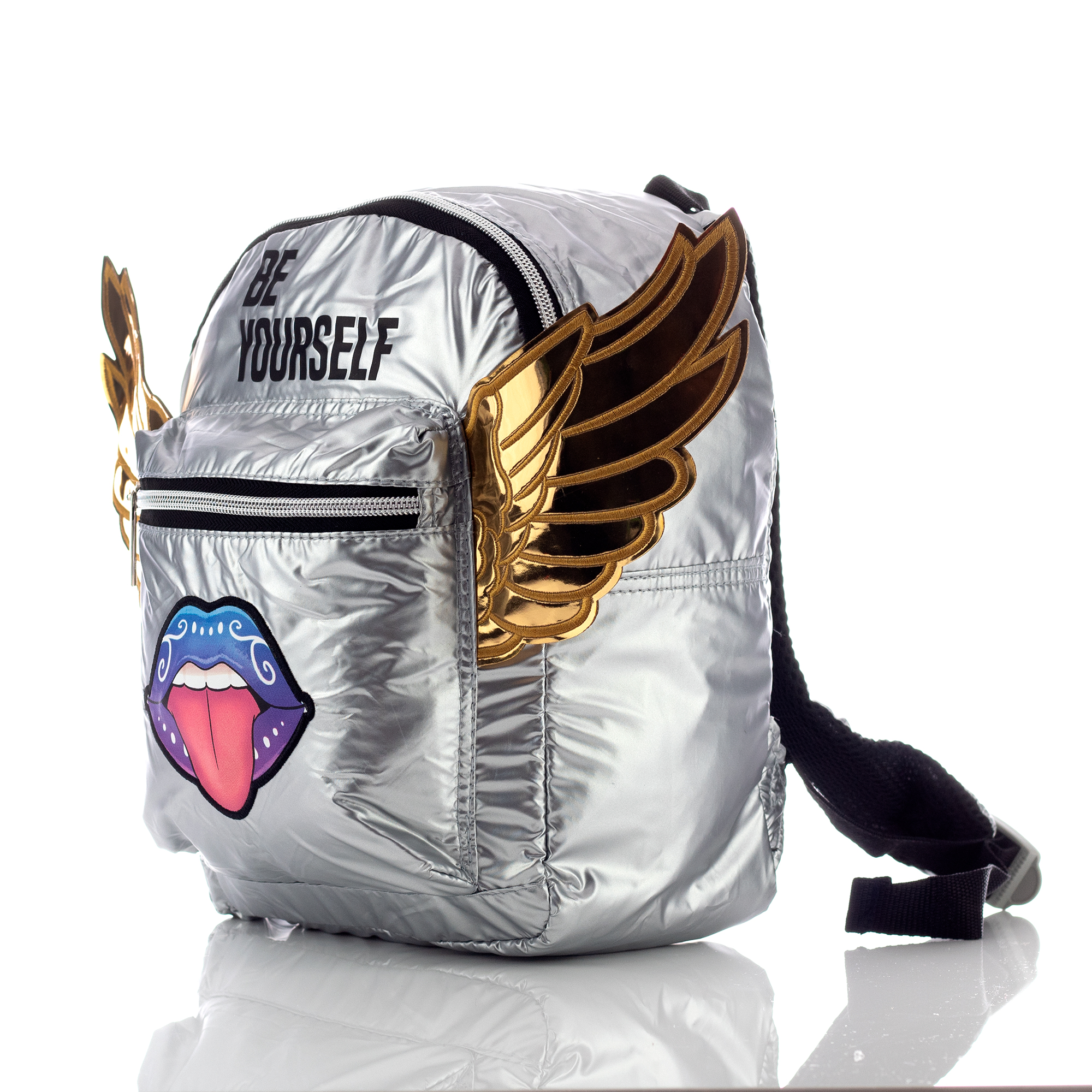 Foto 4 pulgar | Mochila Karen Polinesios Original Be Yourself 5945