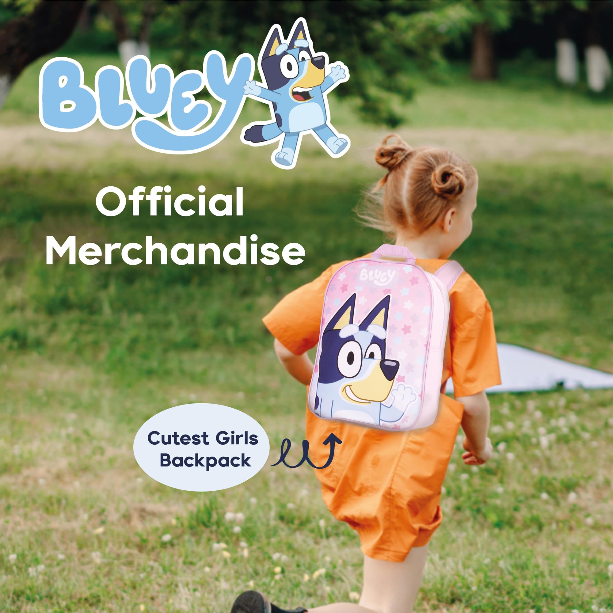 Foto 8 pulgar | Mochila Escolar Bluey Kids Rosa - Venta Internacional
