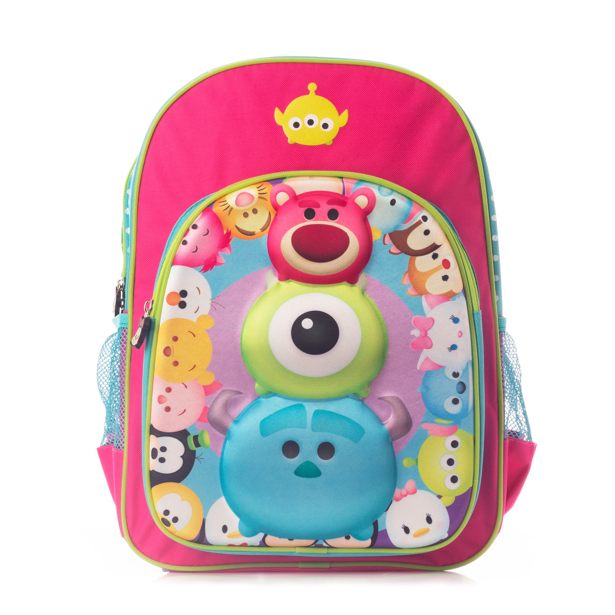 Foto 2 pulgar | Mochila Escolar Atm Disney Tsum Tsum 1647 Color Fucsia Diseño Liso