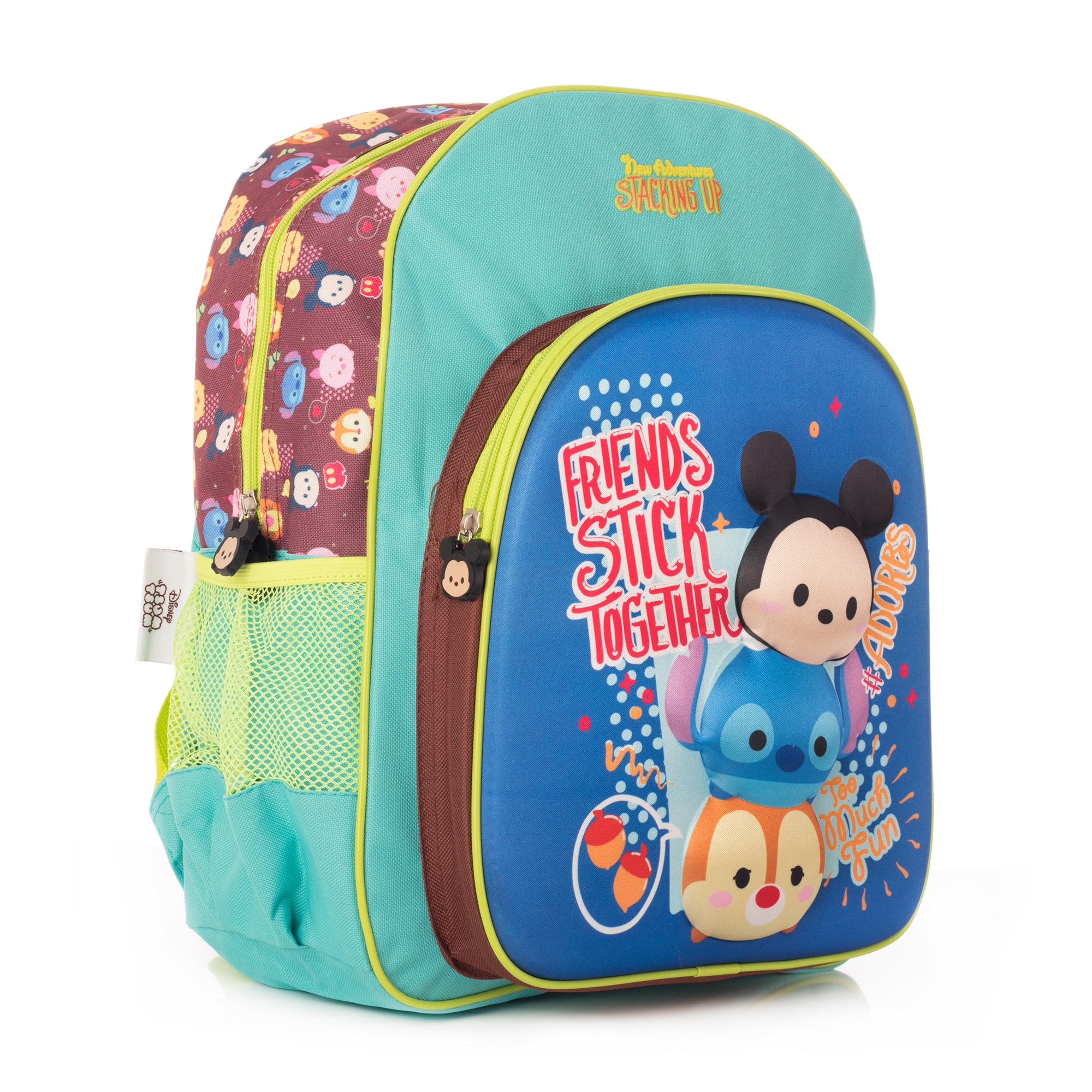 Foto 3 pulgar | Mochila Disney Tsum Tsum Friends Stick Together