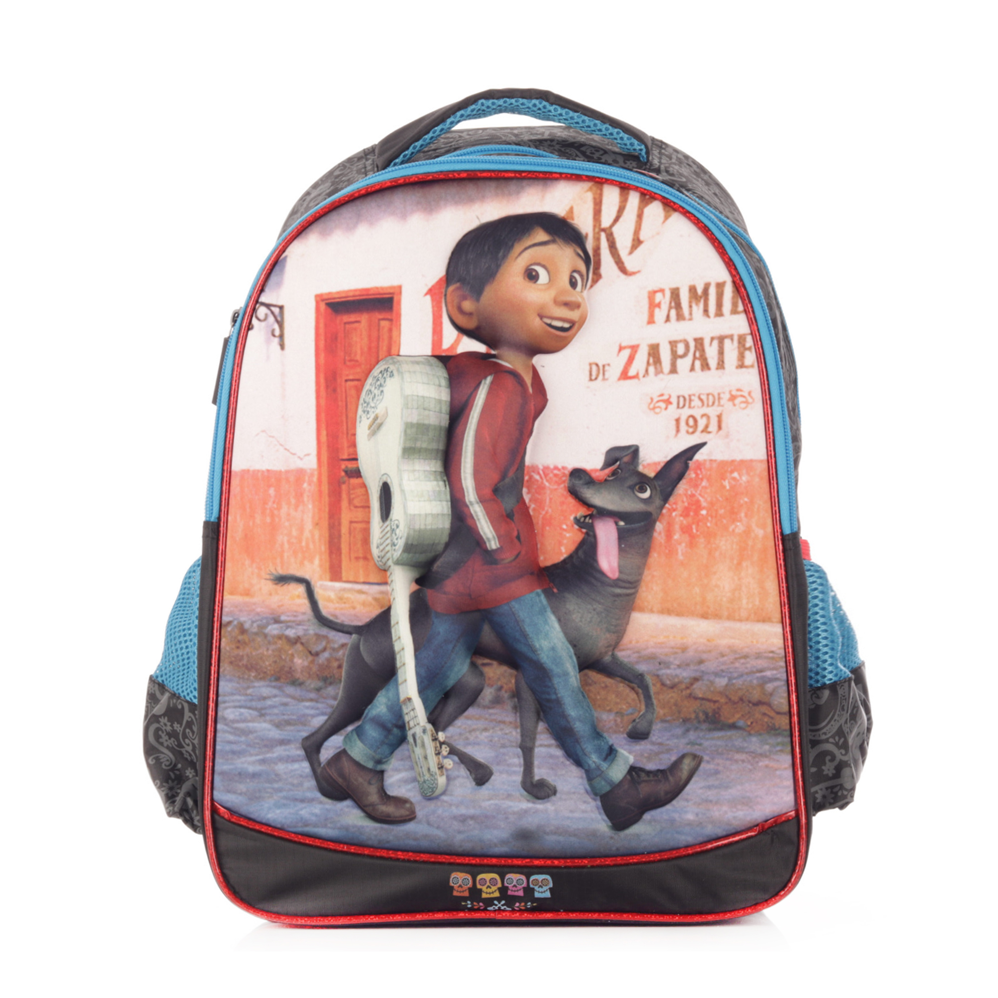 Mochila Escolar Coco, Miguel, Dante 8023