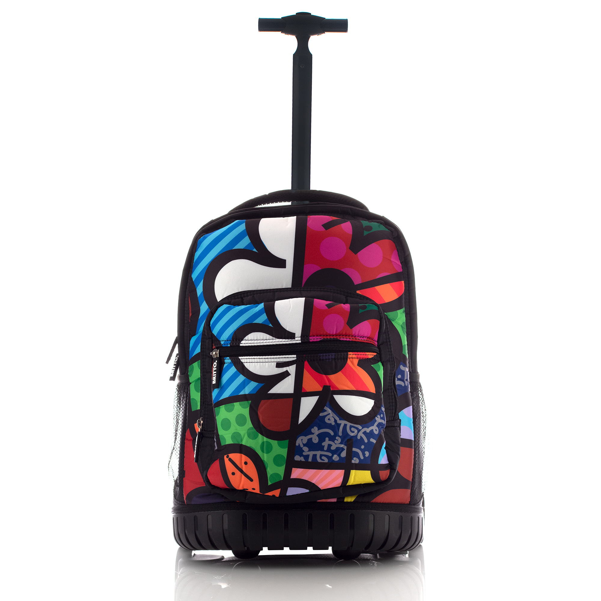 Foto 6 pulgar | Mochila Viaje Atmpacks 9523 Color Negro Diseño Flower