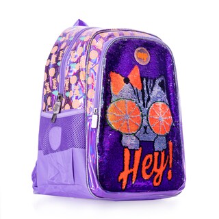 Foto 1 | Mochila Gato Lentejuela Reversible Wilys