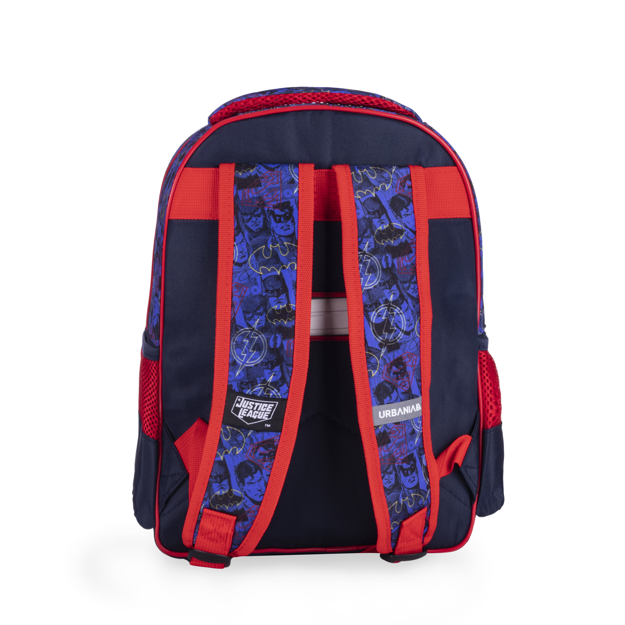 Foto 4 pulgar | Mochila Kínder Liga De La Justicia 3d Escolar Super Héroes Color Multicolor