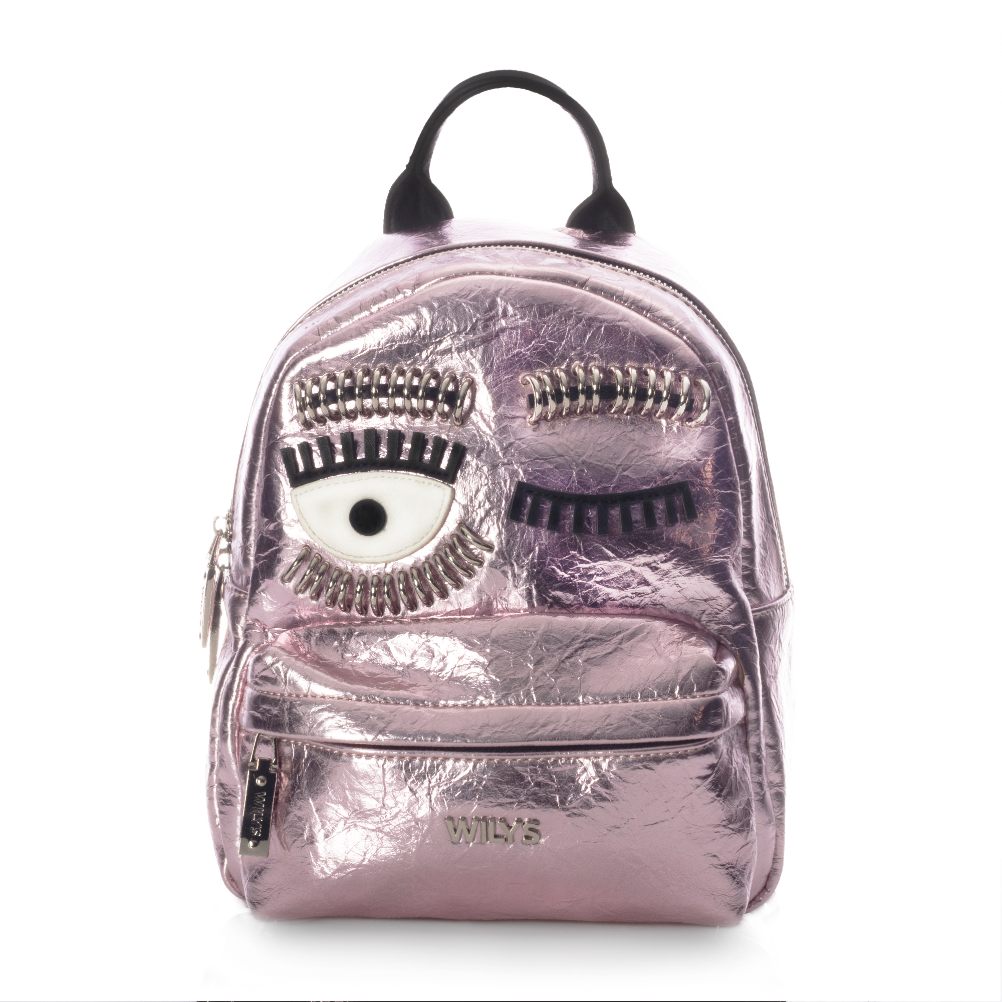 Foto 2 pulgar | Mini Backpack Wink Corrugada Lila Wilys Mochila