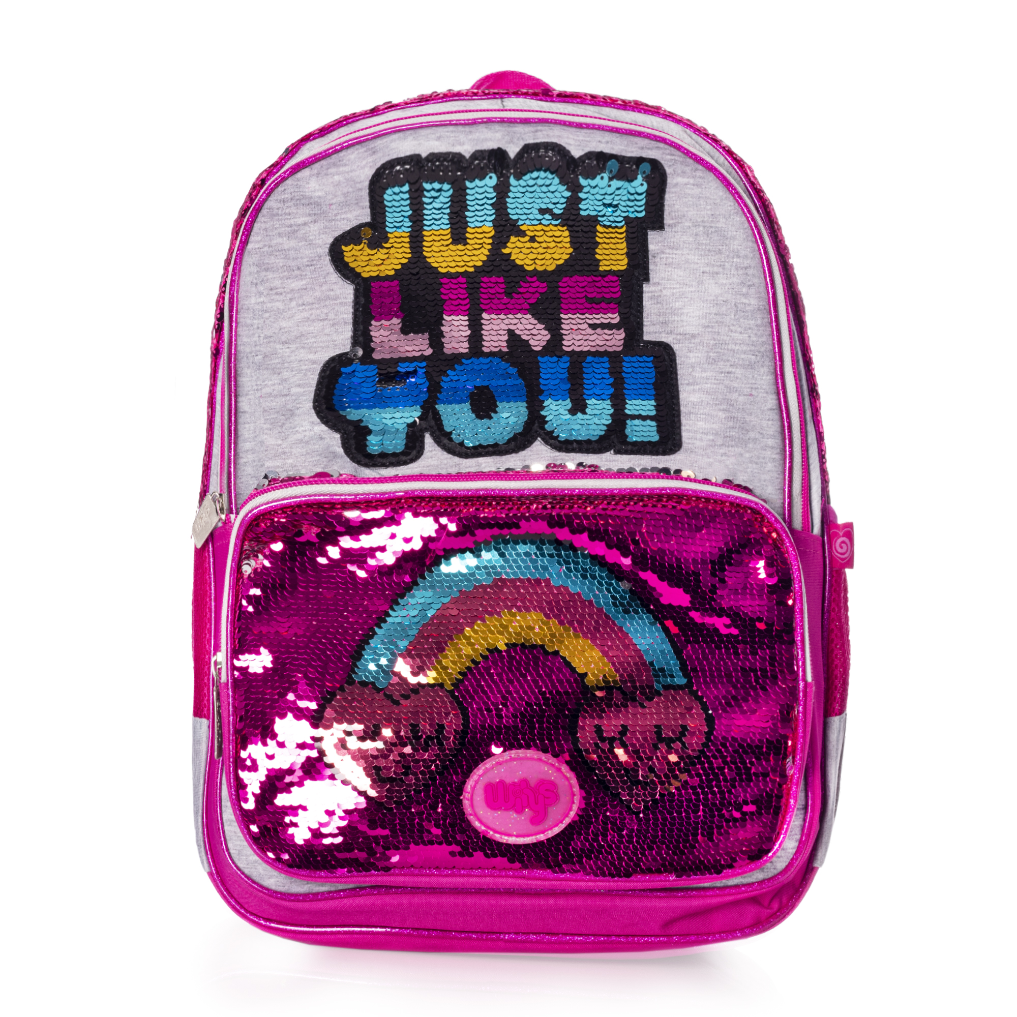 Foto 2 pulgar | Mochila Just Like You Wilys Lentejuela