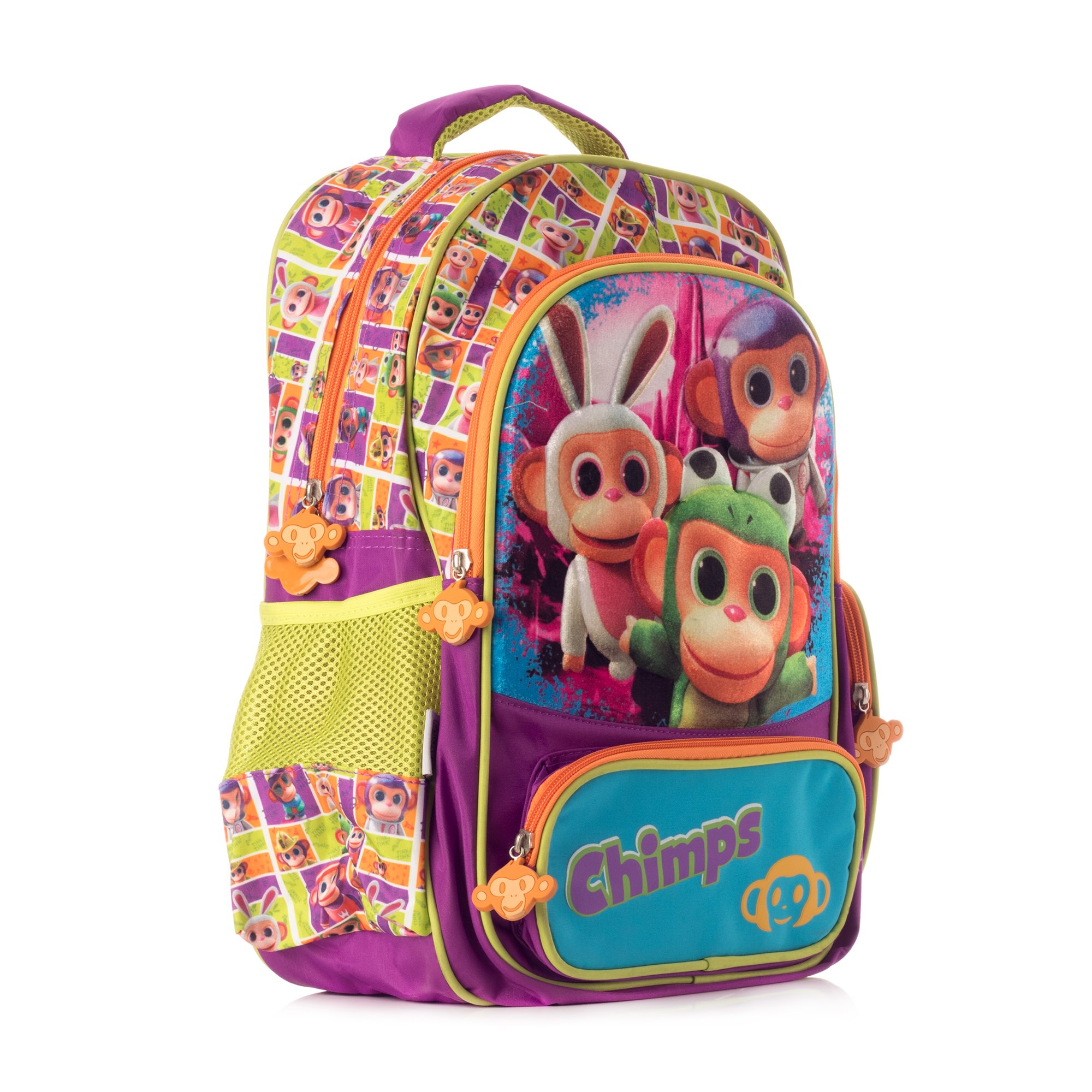 Foto 3 pulgar | Mochila Wonder Park Chimps Original I.