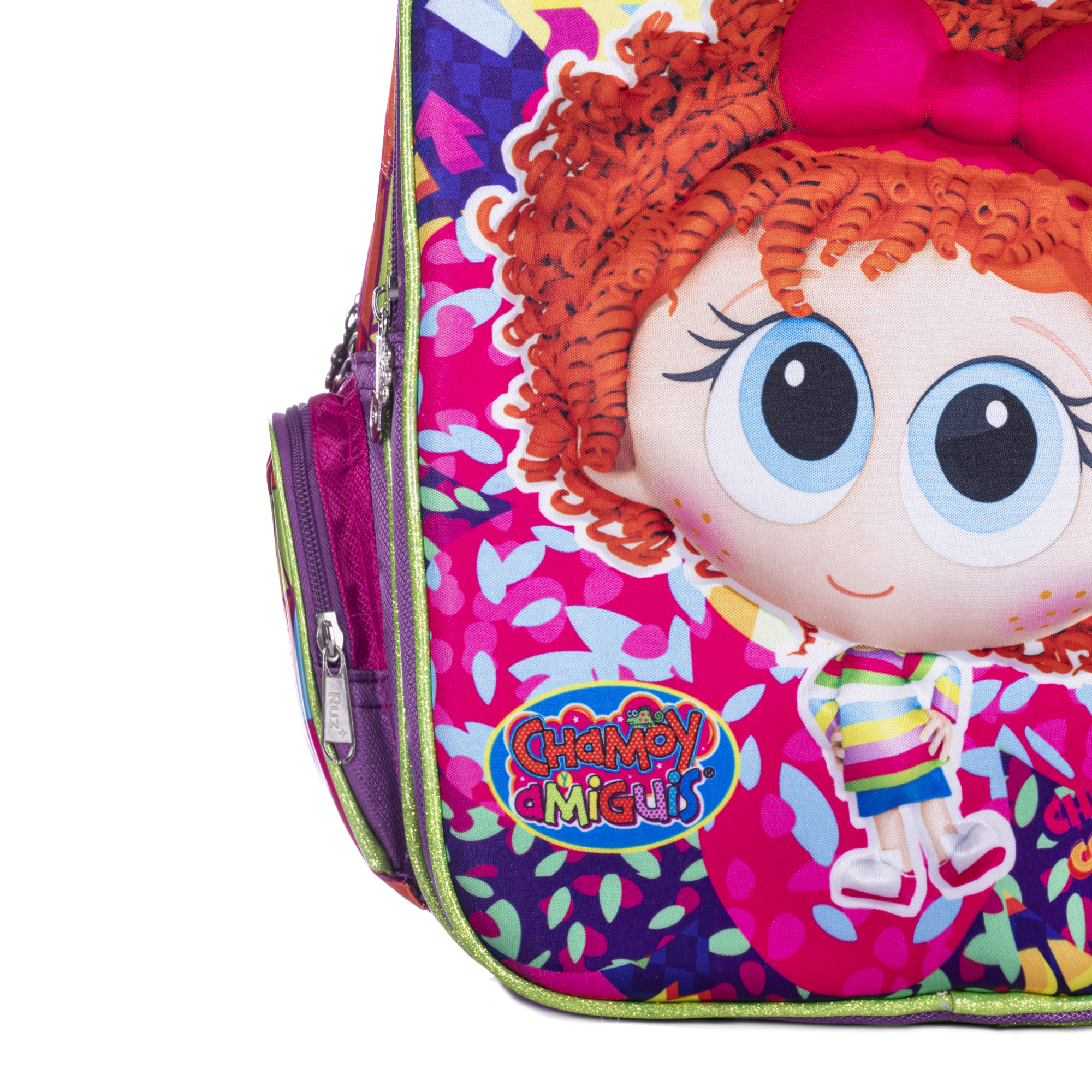 Foto 4 | Mochila Kínder Atm Chamoy Ricitos 3d Color Rosa Chicle