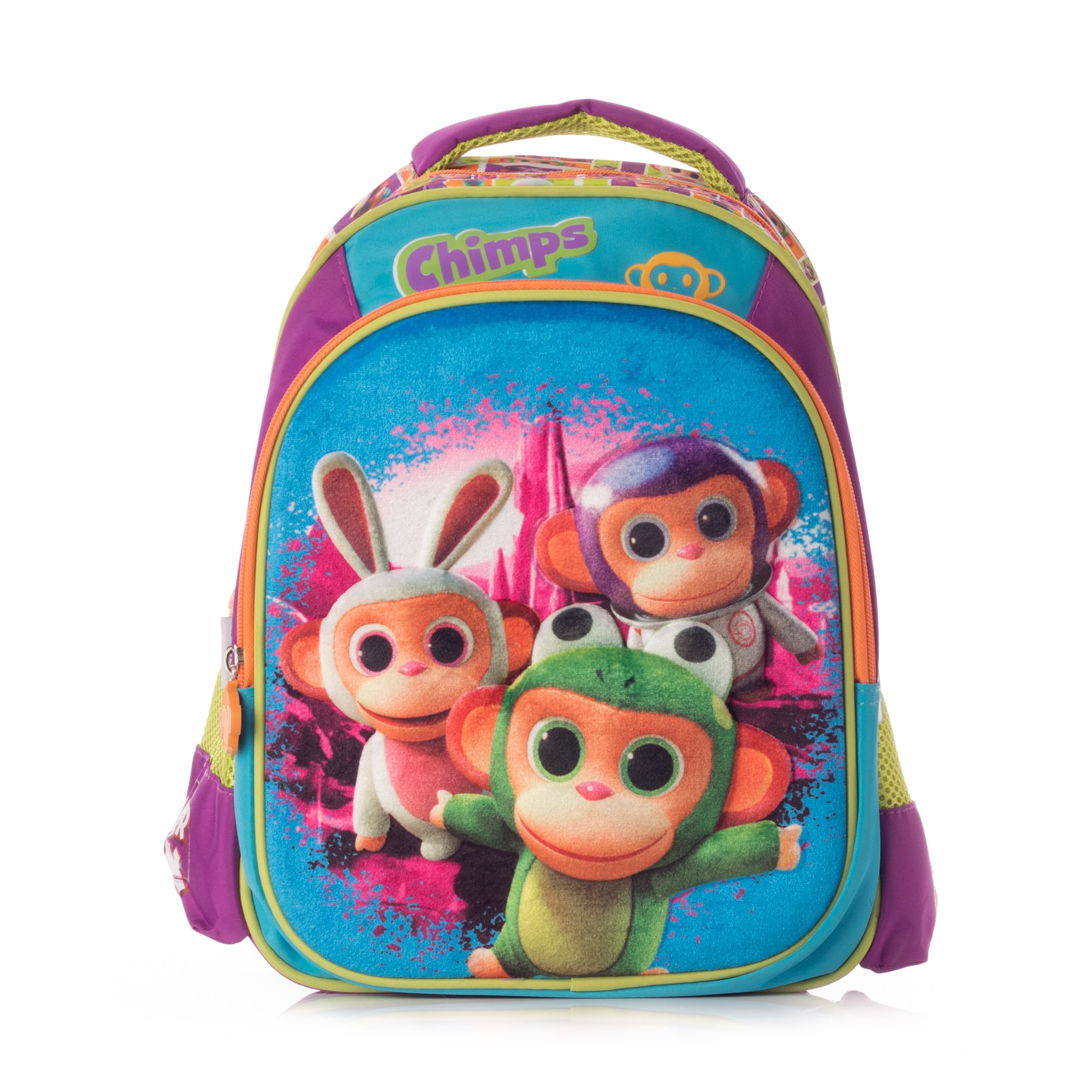Foto 2 pulgar | Mochila Escolar Wonder Park Chimps 1332