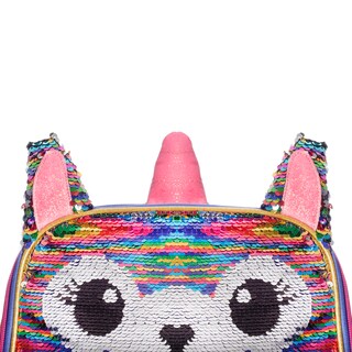Foto 4 | Mochila Llama Lentejuela Multicolor Wilys