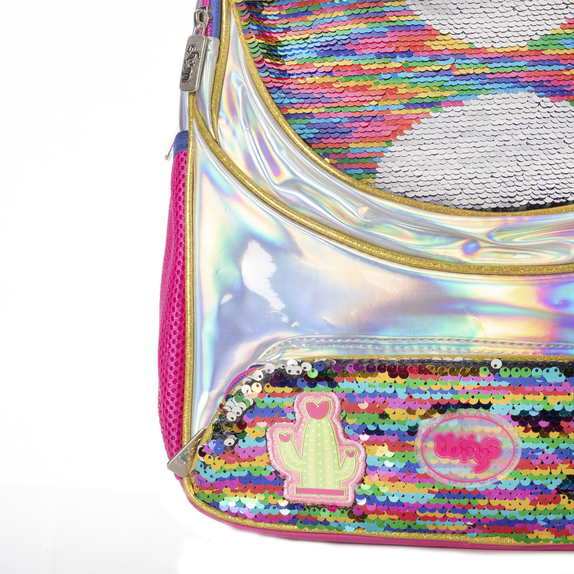 Foto 6 pulgar | Mochila Llama Lentejuela Multicolor Wilys