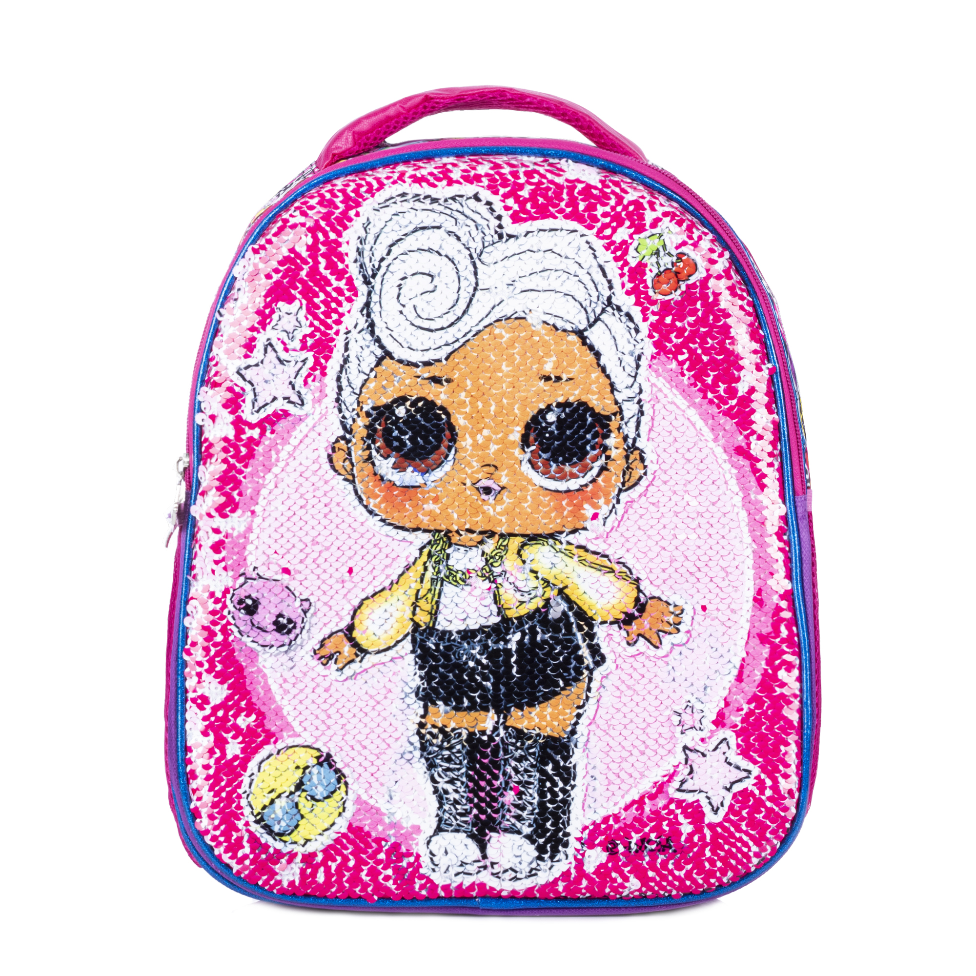 Foto 2 pulgar | Mochila Lol Surprise Lentejuela Reversible Kinder Color Rosa/violeta