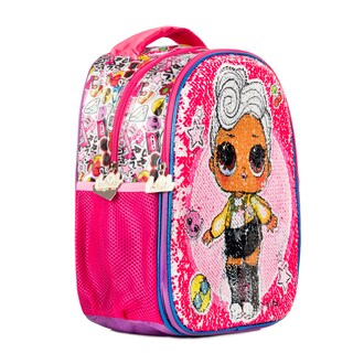 Foto 2 | Mochila Lol Surprise Lentejuela Reversible Kinder Color Rosa/violeta