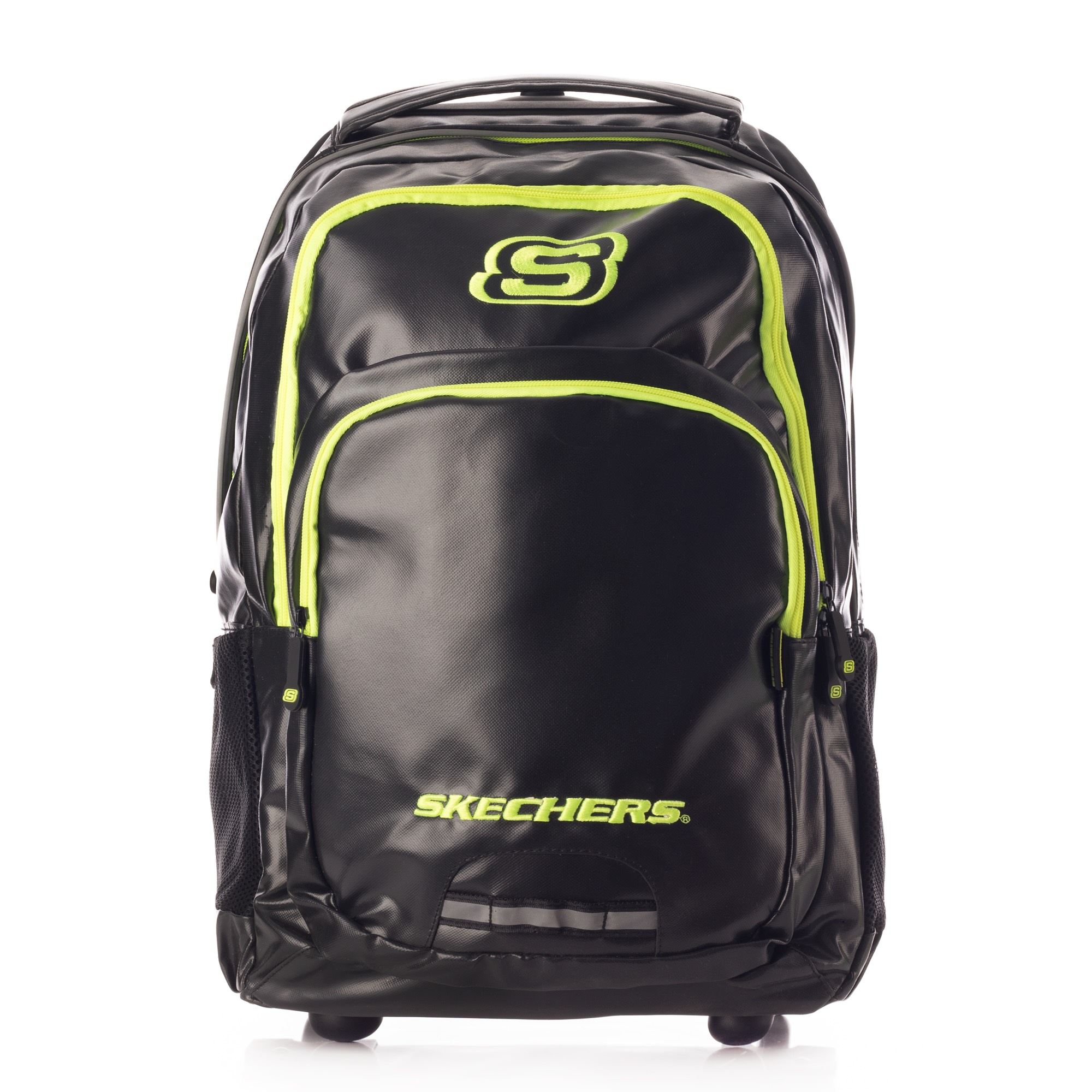 Foto 2 pulgar | Mochila Skechers Unisex Color Negro Con Ruedas Letters 3534