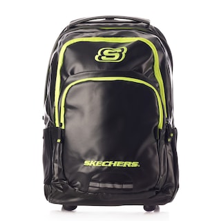 Foto 1 | Mochila Skechers Unisex Color Negro Con Ruedas Letters 3534