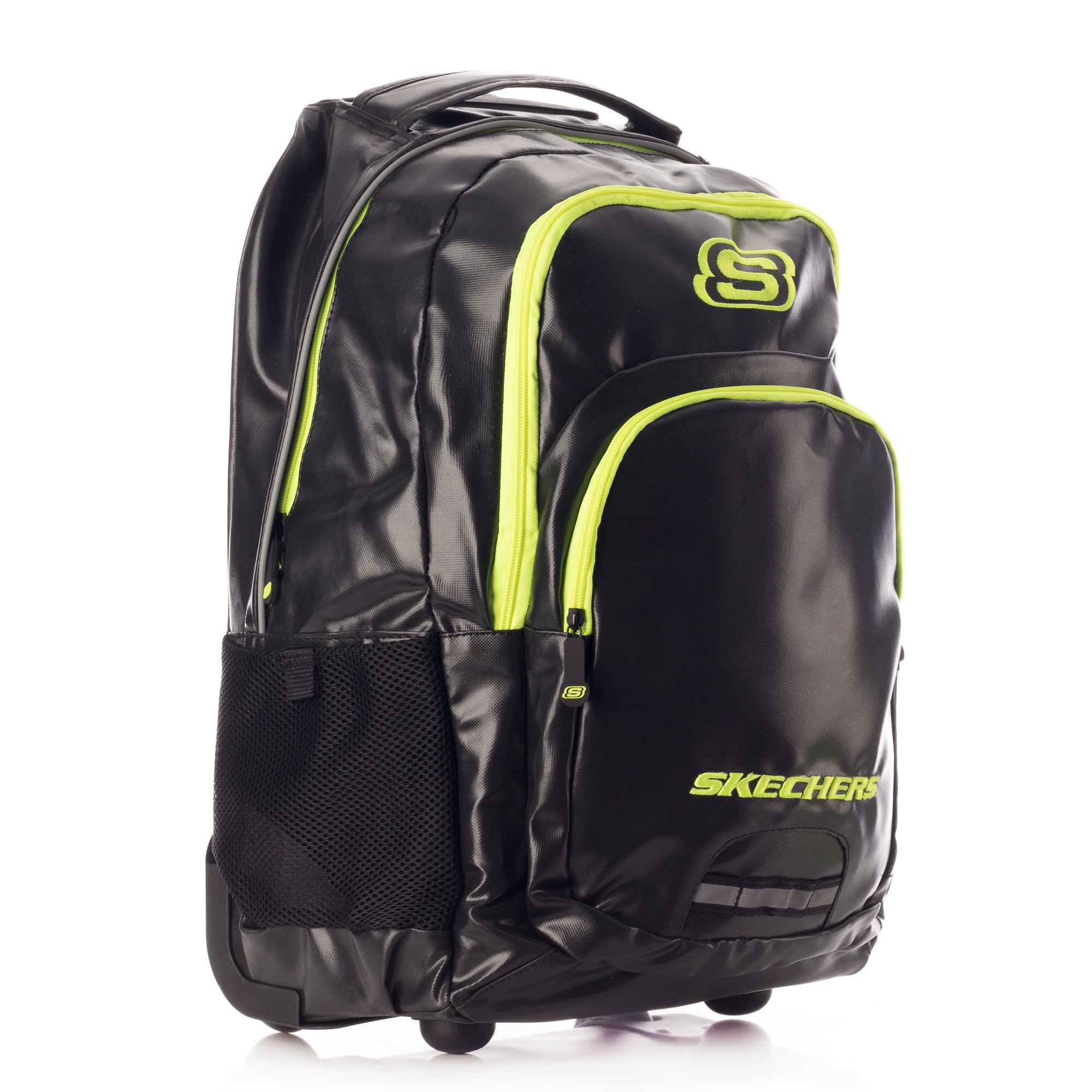 Foto 2 | Mochila Skechers Unisex Color Negro Con Ruedas Letters 3534