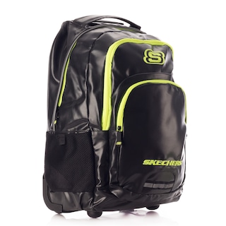 Foto 2 | Mochila Skechers Unisex Color Negro Con Ruedas Letters 3534