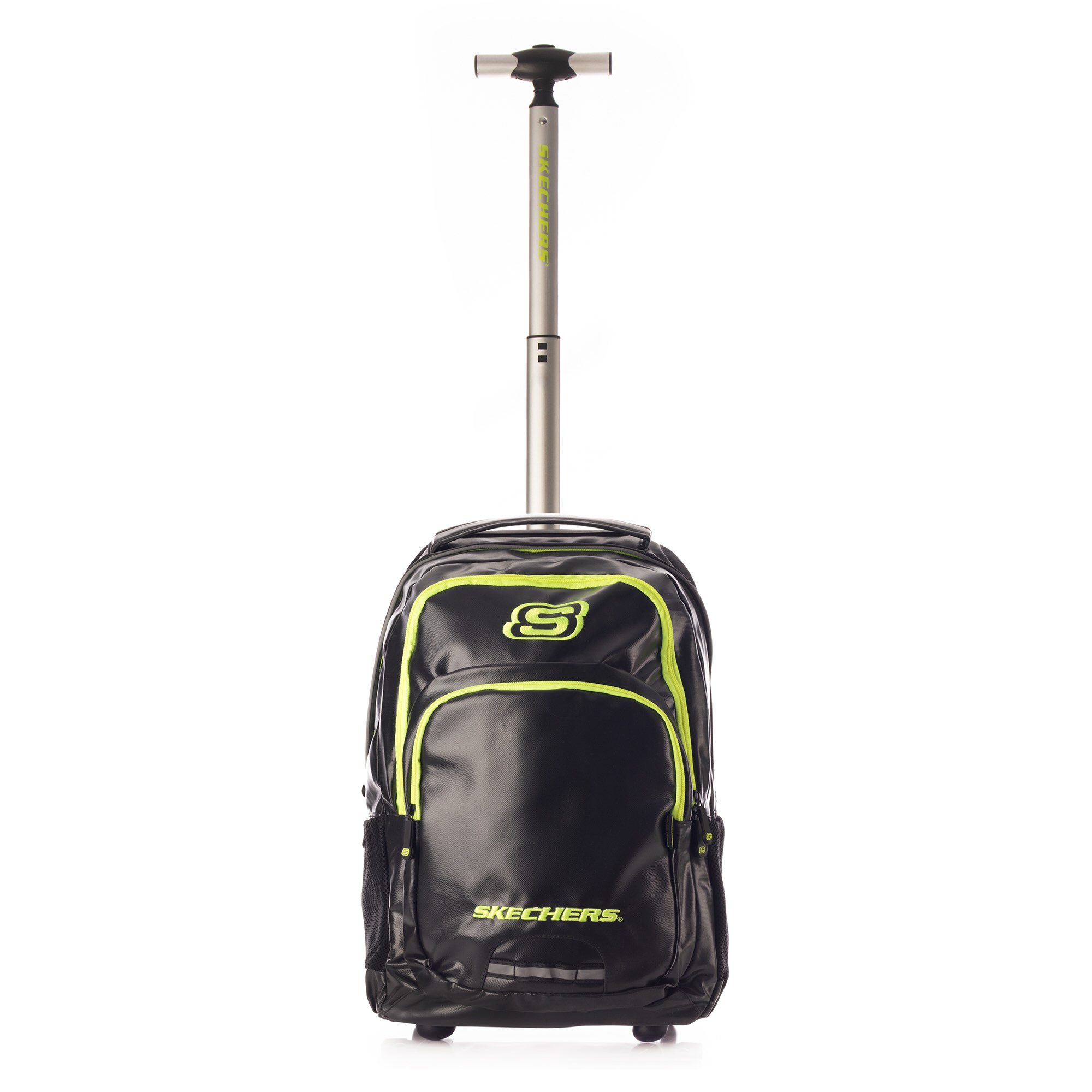 Foto 5 pulgar | Mochila Skechers Unisex Color Negro Con Ruedas Letters 3534