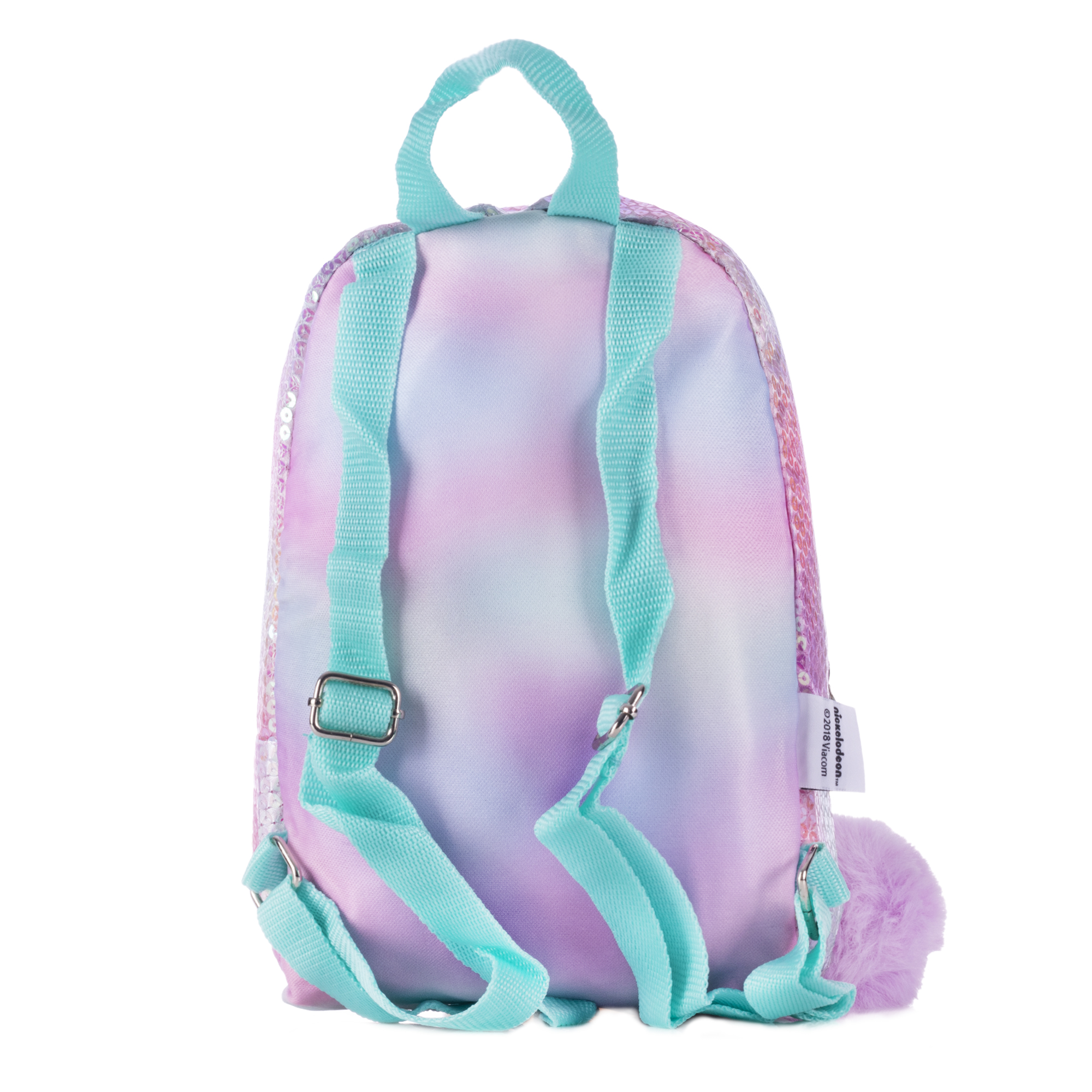 Foto 4 pulgar | Mochila ATM Jojo Siwa Lentejuela Plateada