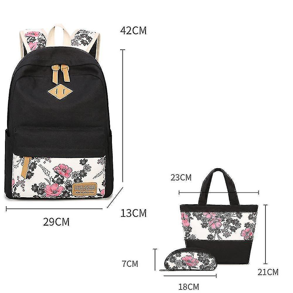 Foto 6 pulgar | Mochila Huoguo con Lapicera y Lonchera para Niña-Venta Internacional