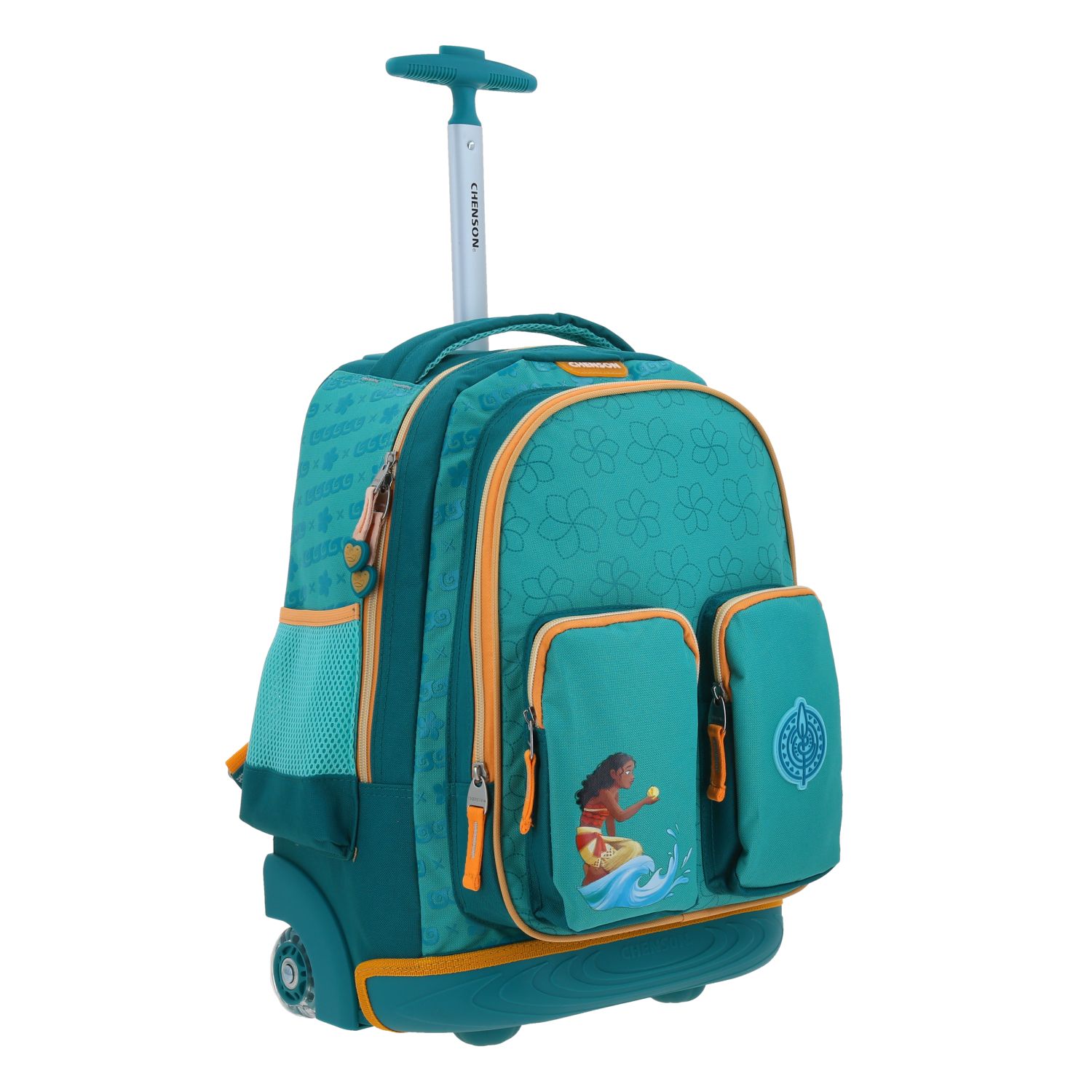 Foto 6 | Mochila Con Ruedas Moana Para Niña Azul Turquesa Chenson Hei