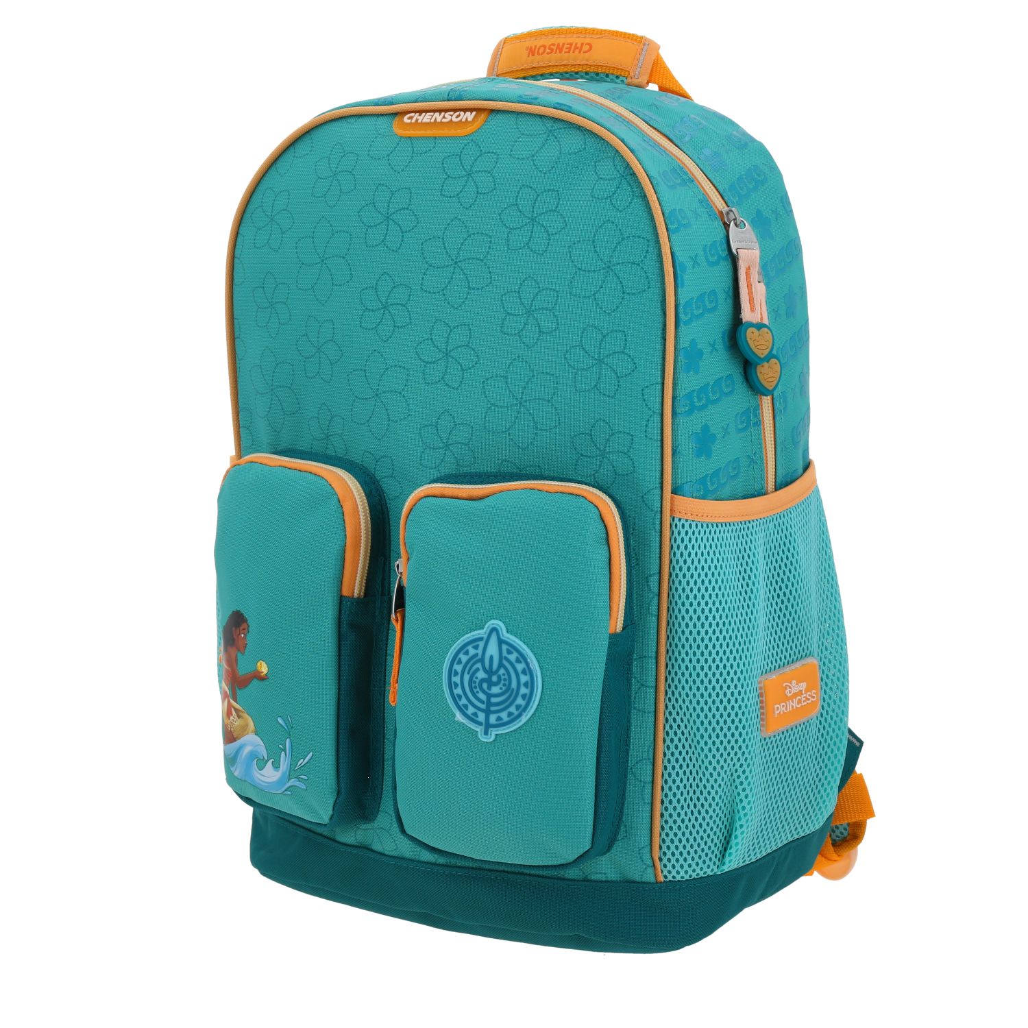Foto 3 pulgar | Mochila Moana Para Niña Azul Turquesa Chenson Hei