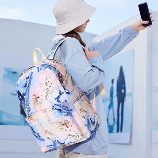 Foto 7 | Mochila con Lonchera y Lapicera Bluboon Juvenil-Venta Internacional