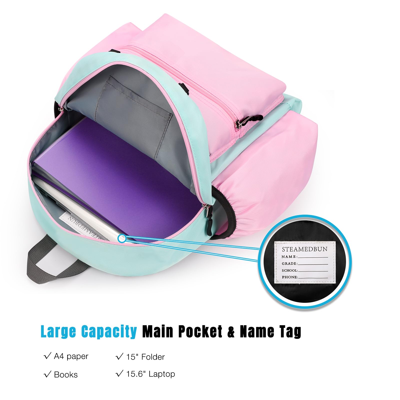 Foto 4 pulgar | Mochila Steamedbun Infantil-Venta Internacional