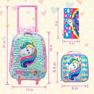 Foto 5 | Mochila con Lonchera y Lapicera Agsdon Infantil-Venta Internacional