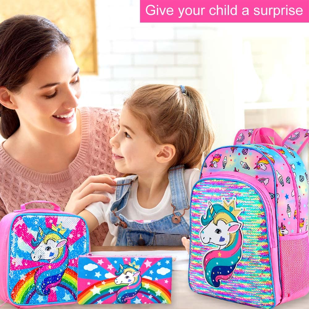 Foto 3 | Mochila con Lonchera y Lapicera Agsdon Infantil-Venta Internacional