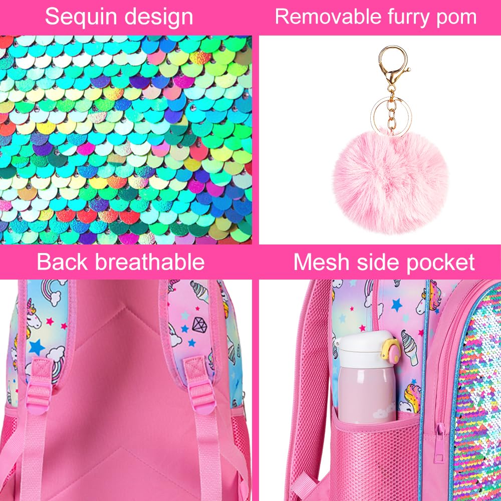 Foto 5 | Mochila con Lonchera y Lapicera Agsdon Infantil-Venta Internacional