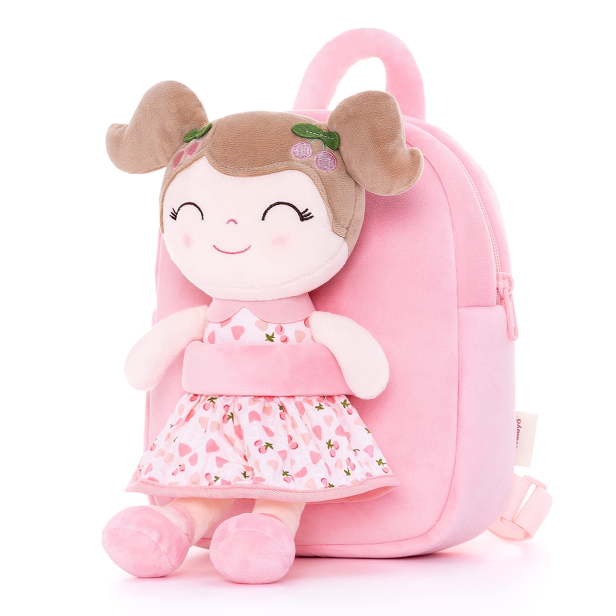 Foto 2 pulgar | Mochila con Peluche Gloveleya Rosa Infantil-Venta Internacional