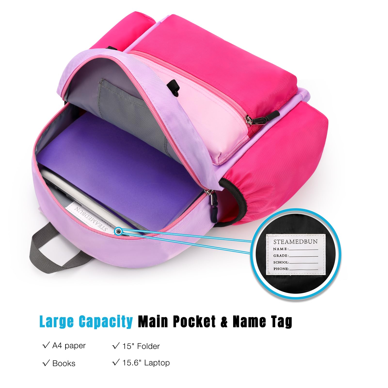 Foto 4 pulgar | Mochila Steamedbun Infantil-Venta Internacional