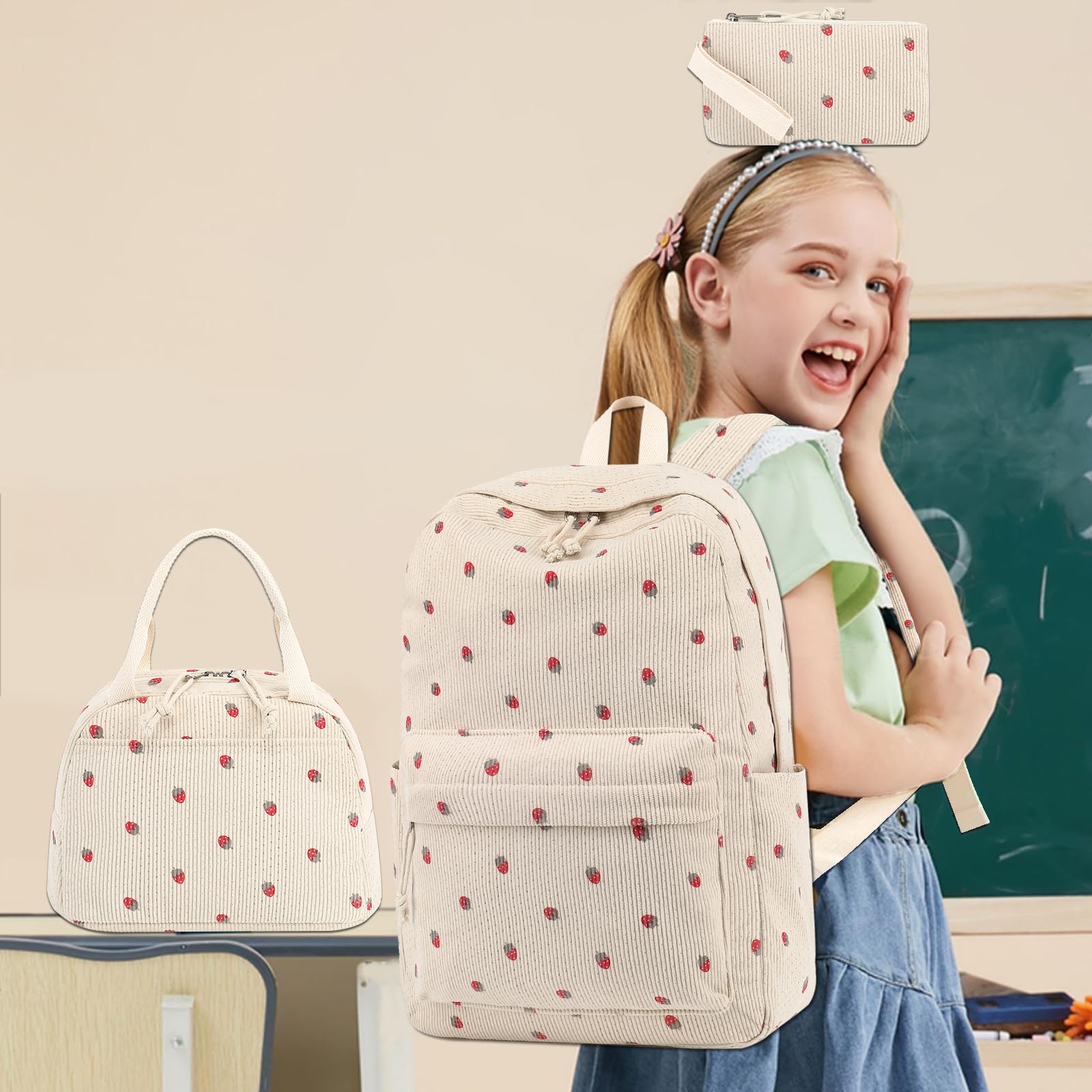 Foto 4 pulgar | Mochila con Lonchera y Lapicera Bluboon Infantil-Venta Internacional