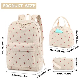 Foto 5 | Mochila con Lonchera y Lapicera Bluboon Infantil-Venta Internacional