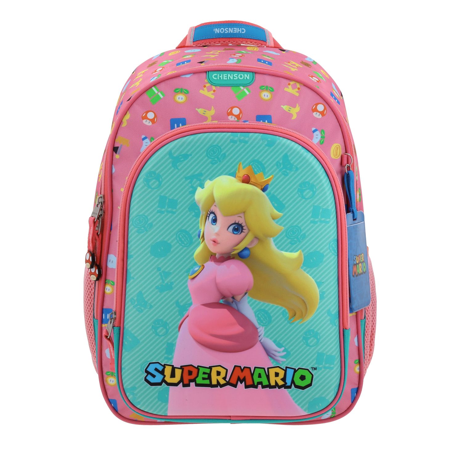 Foto 2 pulgar | Mochila Escolar Chenson Mario Bros Primaria Princesa Peach Shaw Mb66348-p